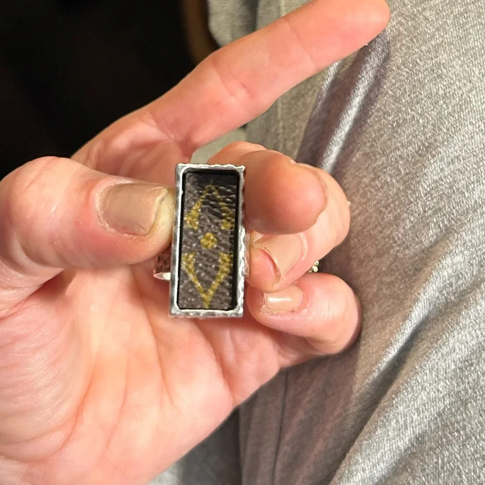 Designer inspired ring, adjustable - Picture 3 of 10